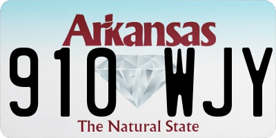 AR license plate 910WJY