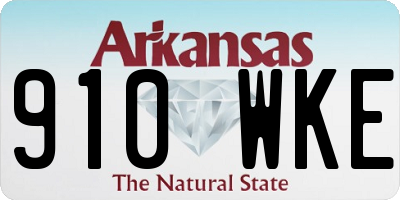AR license plate 910WKE