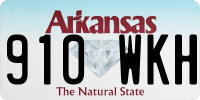 AR license plate 910WKH