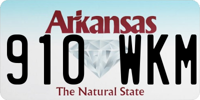 AR license plate 910WKM