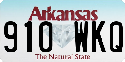 AR license plate 910WKQ