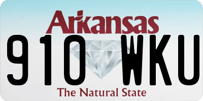 AR license plate 910WKU