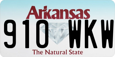 AR license plate 910WKW