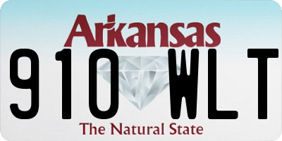 AR license plate 910WLT