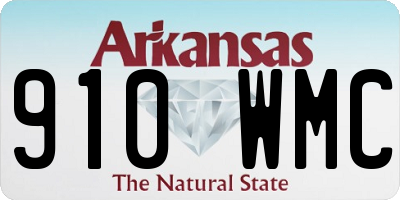 AR license plate 910WMC