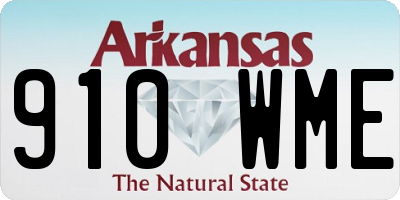 AR license plate 910WME