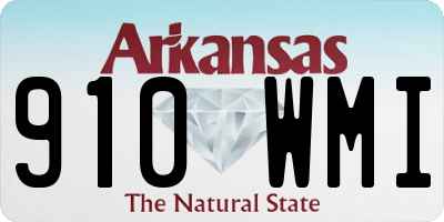 AR license plate 910WMI