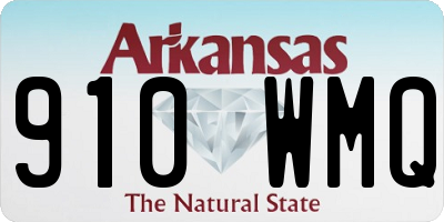 AR license plate 910WMQ