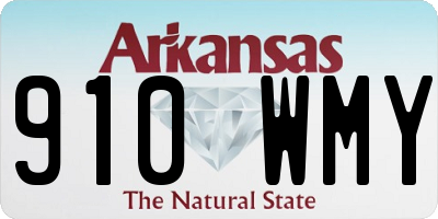 AR license plate 910WMY