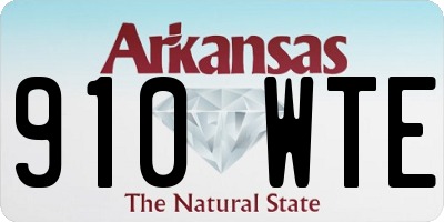 AR license plate 910WTE