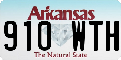 AR license plate 910WTH