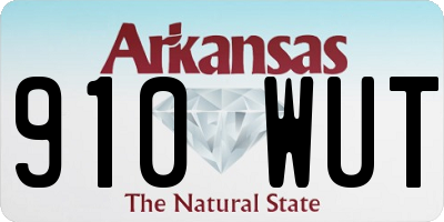 AR license plate 910WUT