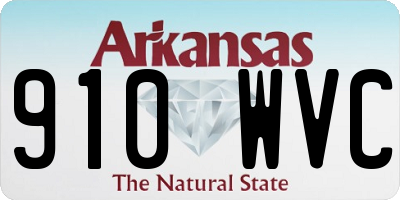 AR license plate 910WVC