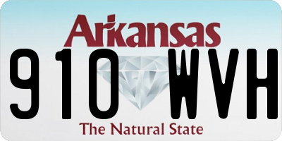 AR license plate 910WVH