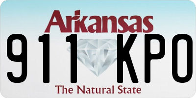 AR license plate 911KPO