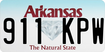 AR license plate 911KPW