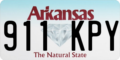 AR license plate 911KPY
