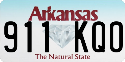 AR license plate 911KQO