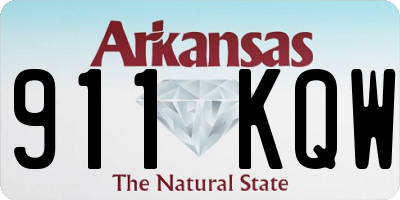 AR license plate 911KQW