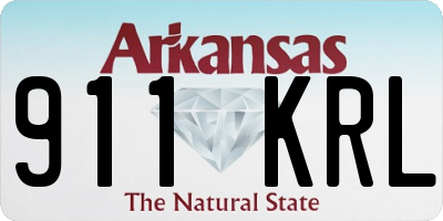 AR license plate 911KRL