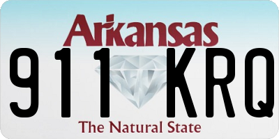 AR license plate 911KRQ