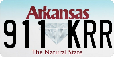 AR license plate 911KRR