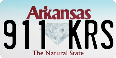 AR license plate 911KRS
