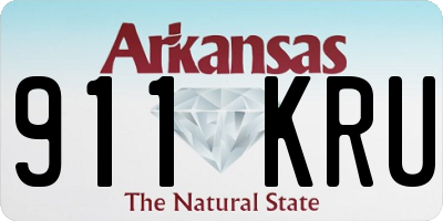 AR license plate 911KRU