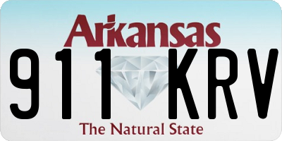 AR license plate 911KRV