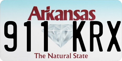 AR license plate 911KRX
