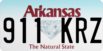 AR license plate 911KRZ