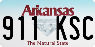 AR license plate 911KSC