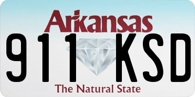 AR license plate 911KSD