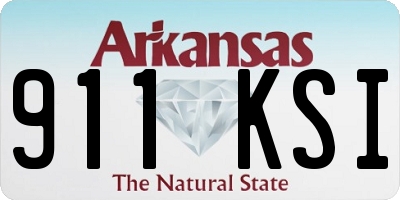 AR license plate 911KSI