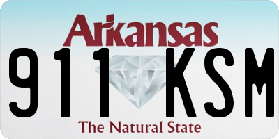AR license plate 911KSM