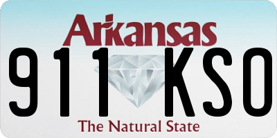AR license plate 911KSO