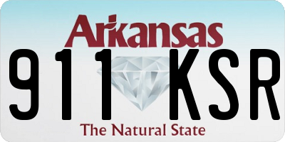 AR license plate 911KSR