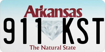 AR license plate 911KST