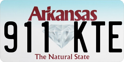 AR license plate 911KTE