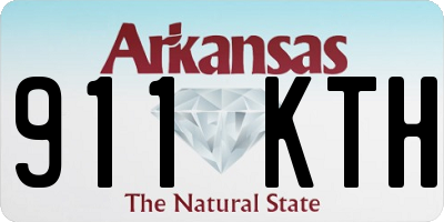 AR license plate 911KTH