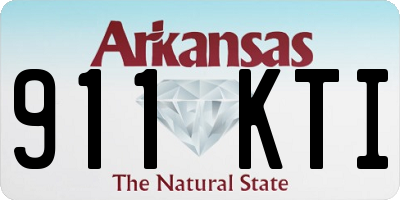 AR license plate 911KTI