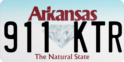 AR license plate 911KTR