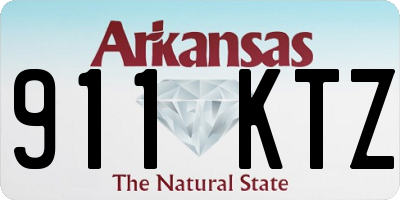 AR license plate 911KTZ