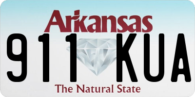 AR license plate 911KUA