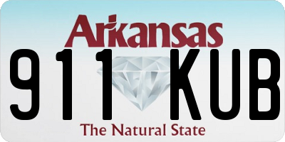 AR license plate 911KUB