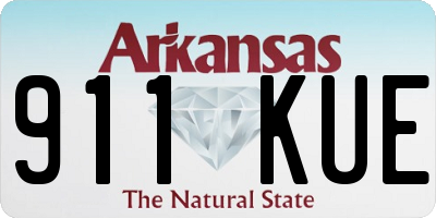 AR license plate 911KUE