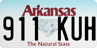 AR license plate 911KUH