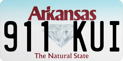 AR license plate 911KUI