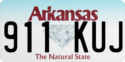 AR license plate 911KUJ