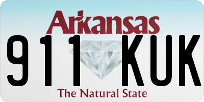 AR license plate 911KUK